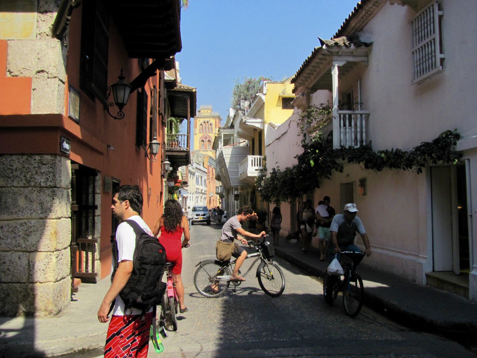 Cartagena de Indias. Old town. Look for colours of the rainbow and you have it all here in this enchanting place. Home of Magical Realism