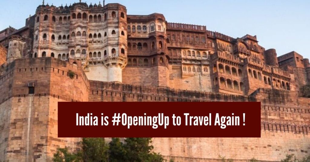 India is #OpeningUp to travel again !